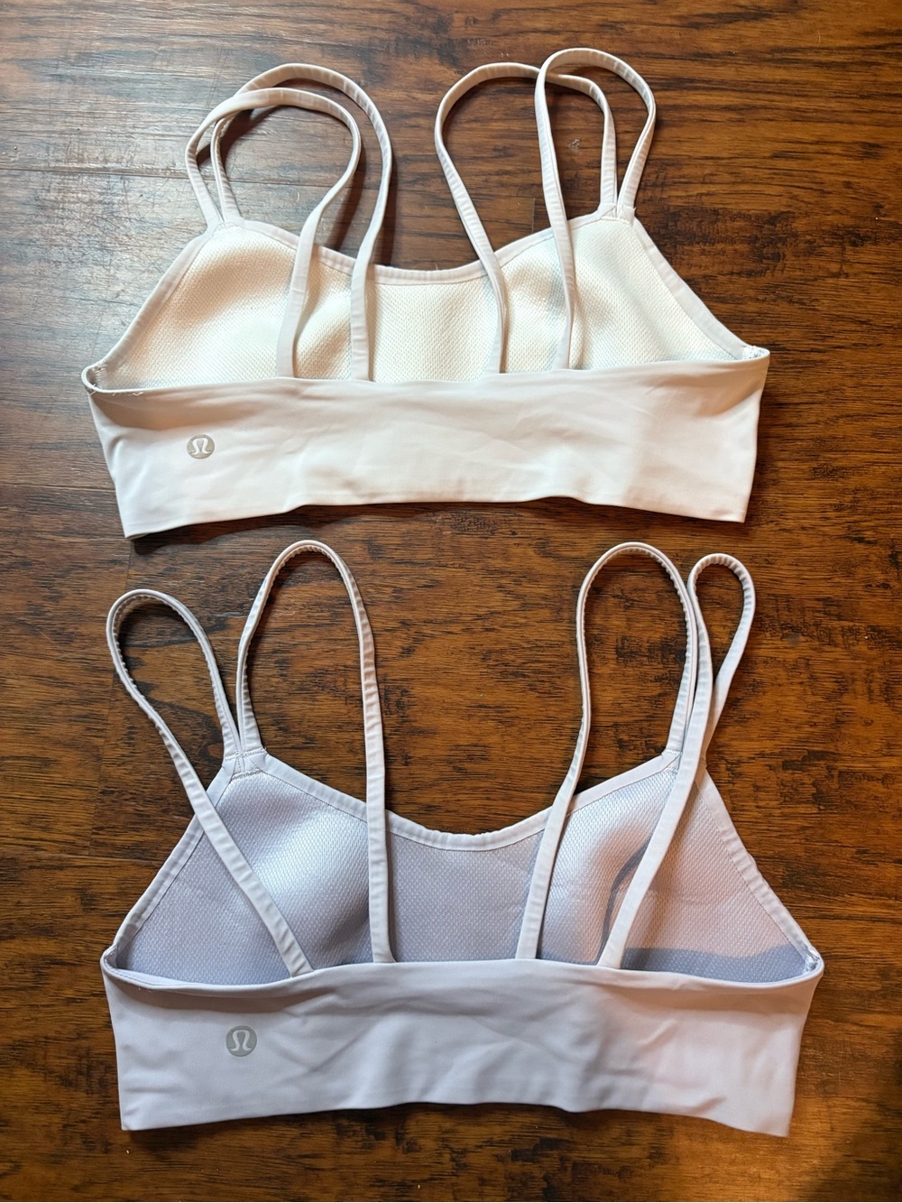 lululemon athletica Light Pink Double-Strap Sports Bras (Set of 2) size 8